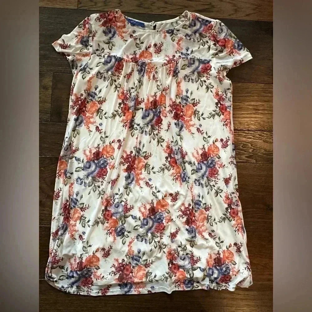 Apt 9 Floral Mesh Dress- Women’s Large